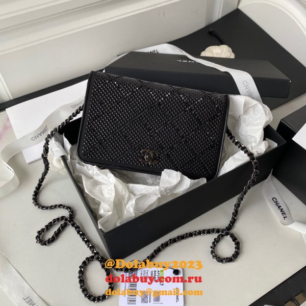 Wholesale Wallet 7 Star on Chain Lambskin AP2853 Bag