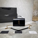 Buy AAA+ YSL Sunset 19cm Bags Online Black