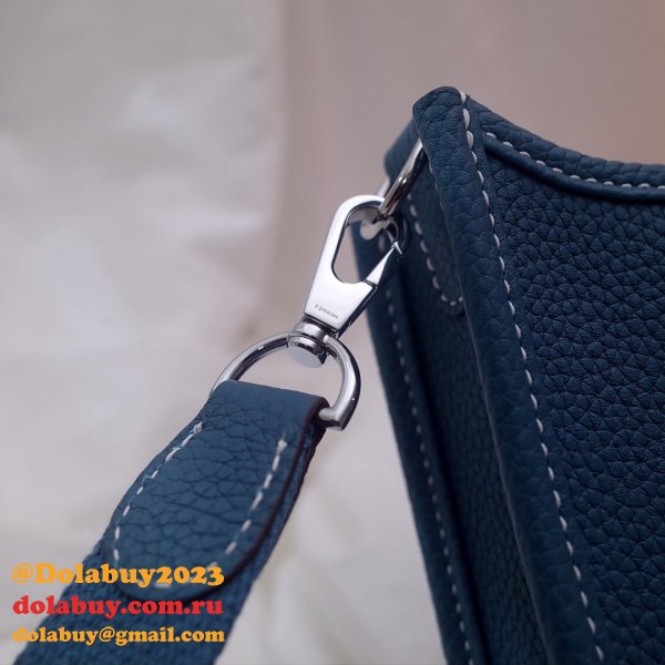 Cheap High Quality Copy Hermes Evelyne For Blue Sale