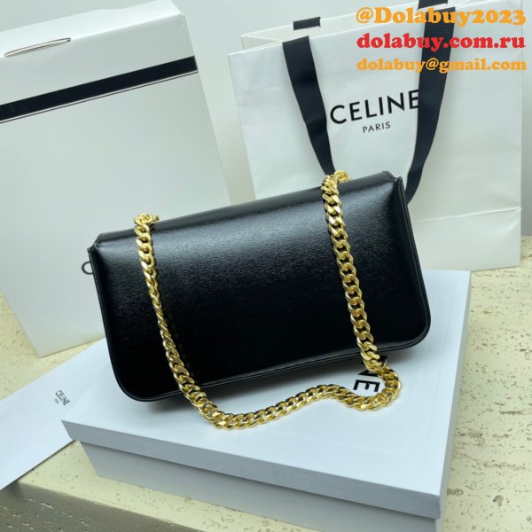 Fake CELINE RIOMPHE 20.5CM chain bag