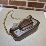 Horsebit Shoulder Gucci Perfect 1955 774209 Wholesale Brown Bag