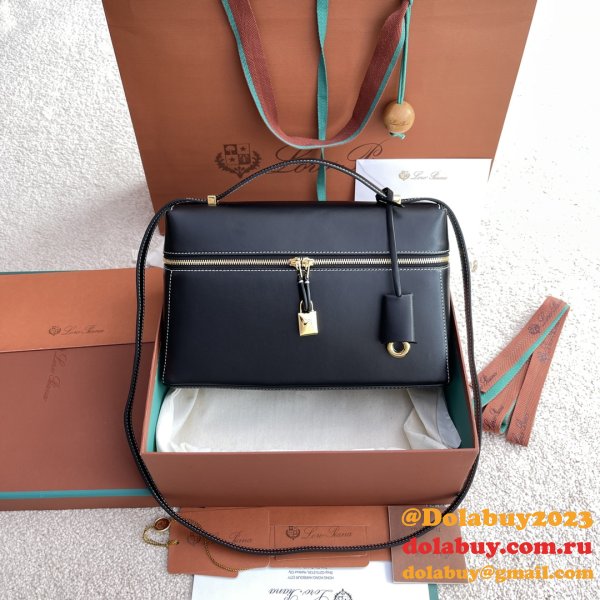 Fake Loro Piana Extra Bag L27 patent leather