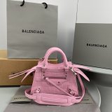 High Quality Balenciaga cuag pink crocodile bag Luxury