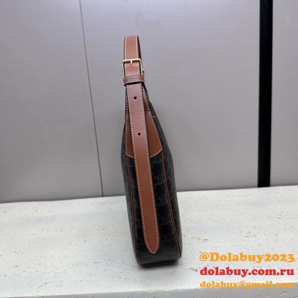 1:1 Mirror Heloise Cuir Triomphe 114712 Tan Replica Celine Bag