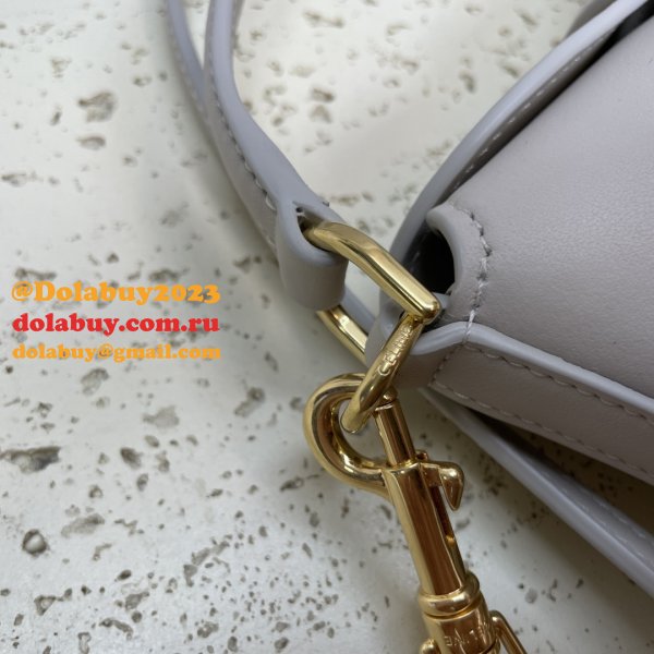 Duplicate Celine 10K943 Bucket Triomphe Smooth Designer Bag