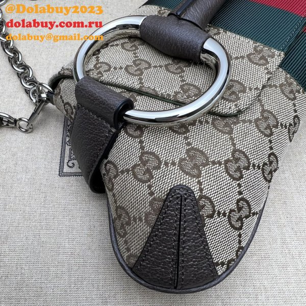 High Quality Gucci Horsebit Chain 764255 Shoulder Inspired Bag Beige