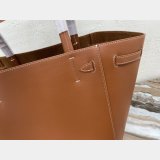 Small Celine Brown Cabas Phantom in soft grained calfskin Top Quality