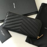 Perfect Saint Laurent Knockoff Wallets & Card Cases Black