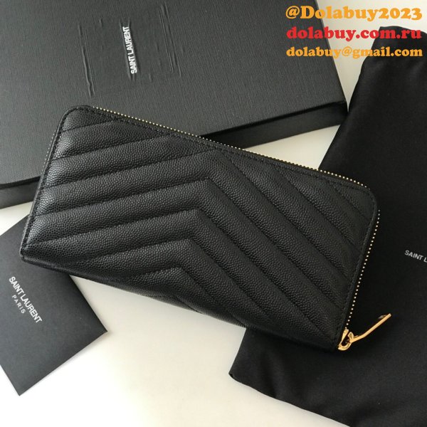 Perfect Saint Laurent Knockoff Wallets & Card Cases Black