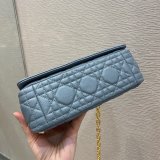 High Quality Dior Caro 20cm Cheap blue bags