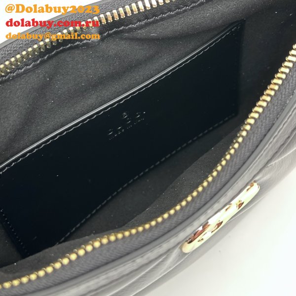 Copy GG Marmont Gucci 777263 Knockoff Shoulder Black Bag