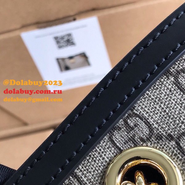 Perfects Gucci Padlock medium GG shoulder bag ‎479197 black