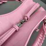 High Quality Balenciaga cuag pink crocodile bag Luxury