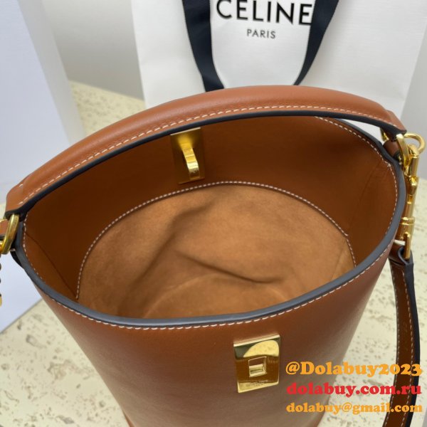 UK Celine Perfect Perfect Quality Teen Bucket Triomphe Bag