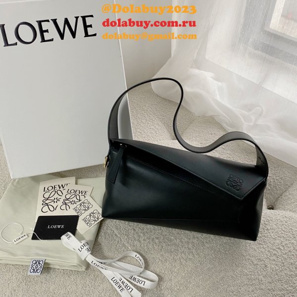 Shop Loewe Top Quality Puzzle Leather Hobo Top Quality Bag