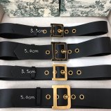 Christian Dior Perfect Belts 3.5CM & 5.0CM Black Shop Online Now