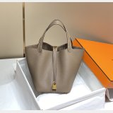 Top 1:1 Mirror Hermes Picotin 1:1 Mirror 18/22CM Handbags Store