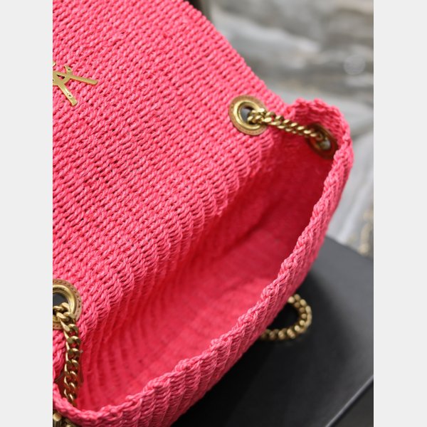 Designer Copy Saint Laurent Kate Clutch 553804 Rose Bag