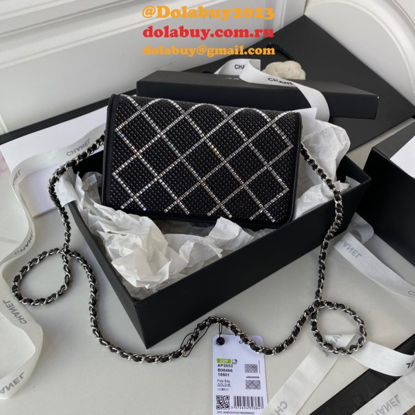 Wholesale Wallet 7 Star on Chain Lambskin AP2853 Bag