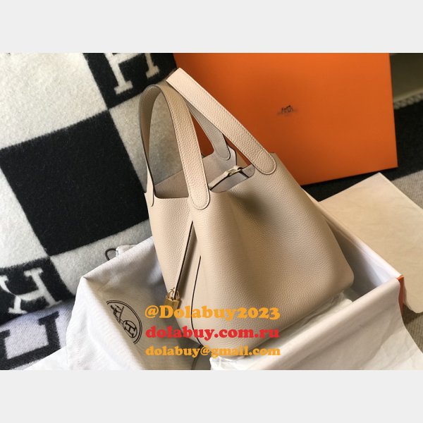 Luxury 7 Star Best Designer Hermes Picotin 18/22cm Gold Online