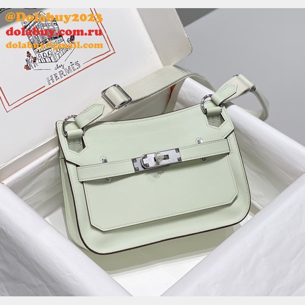 Copy hermes jypsiere mini calf leather bag