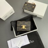 High Quality Designer CELINE TRIOMPHE short wallet