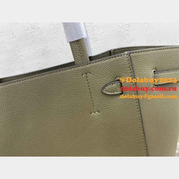 Wholesale Cheap Wholesale Celine Army Green Cabas Bags Online