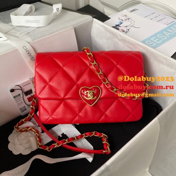 Perfect 1:1 Top Quality Flap Lambskin Perfect AS3986 Bag