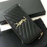 Perfect Saint Laurent Knockoff Wallets & Card Cases Black