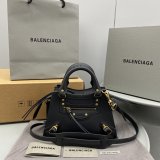 Luxury balenciaga cuag plain weave black