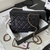 Designer Inspired AP3180 Black Woc Handbags