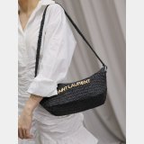 Knockoff SAINT LAURENT Raffia woven Crossbody bag 667490