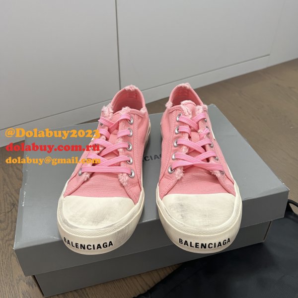 Best Quality UK Balenciaga Paris Canvas Shoes