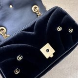 Affordable 446744 Black Marmont Top-Quality 7 Star Gucci Bags