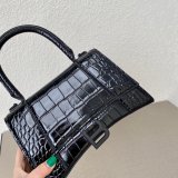 Knockoff BALENCIAGA KNOCK OFF CROCO HOURGLASS 19/23CM