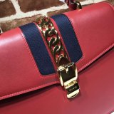 7 Star Gucci Cheap 431665 Sylvie medium top handle bag