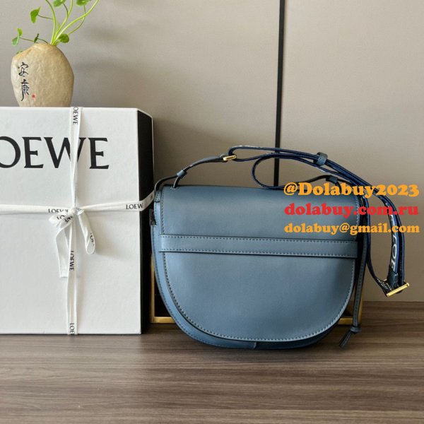 High Quality bag 1:1 Wholesale Mirror LOEWE GATE HADNBAG 25MM