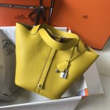 Designer Hermes Picotin Bags 18/22CM Silver Copy Best Online