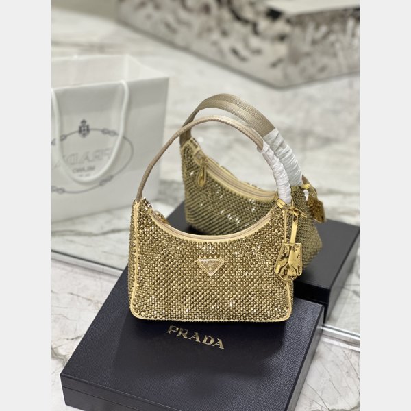 Luxury 1:1 Mirror 1NE515 Prada Hobo Fashion Bag Shop Online