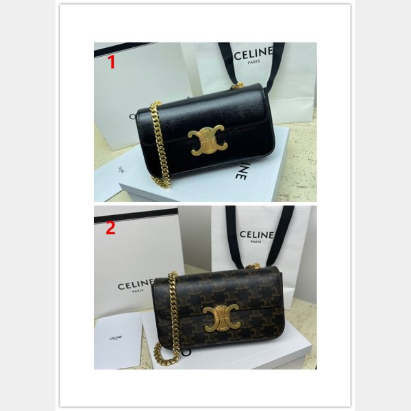 Fake CELINE RIOMPHE 20.5CM chain bag