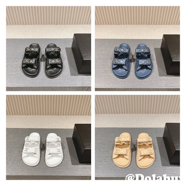 1:1 Mirror CHANE Dad beach Sandals