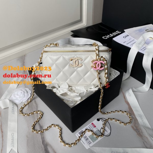 Top Quality Vanity AP3940 Classic Chain Inspired Bag Black/White