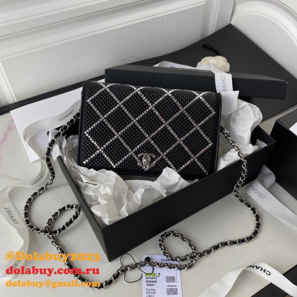 Wholesale Wallet 7 Star on Chain Lambskin AP2853 Bag