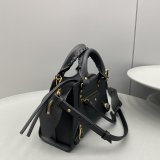 Luxury balenciaga cuag plain weave black