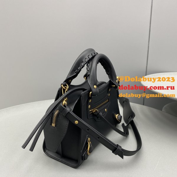 Luxury balenciaga cuag plain weave black