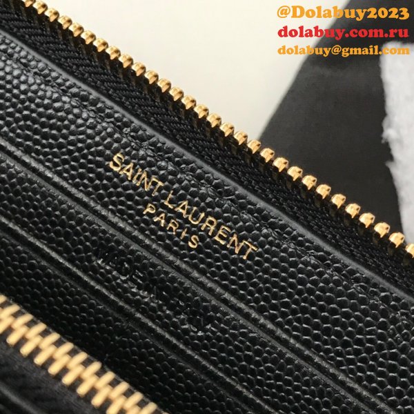 Perfect Saint Laurent Knockoff Wallets & Card Cases Black