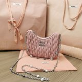 Best 2024 Perfect Miu Miu Matelasse 5BH211 Quality Fake Bag