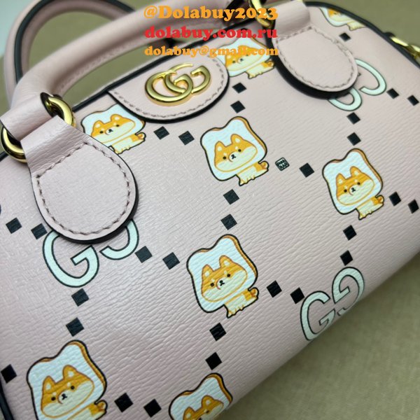 Fashion Gucci 724606 Ophidia GG animal print High Quality bag