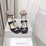 Suede Sandals Aura 95 Luxury Jimmy Choo Heel: 8.5 cm Shoes