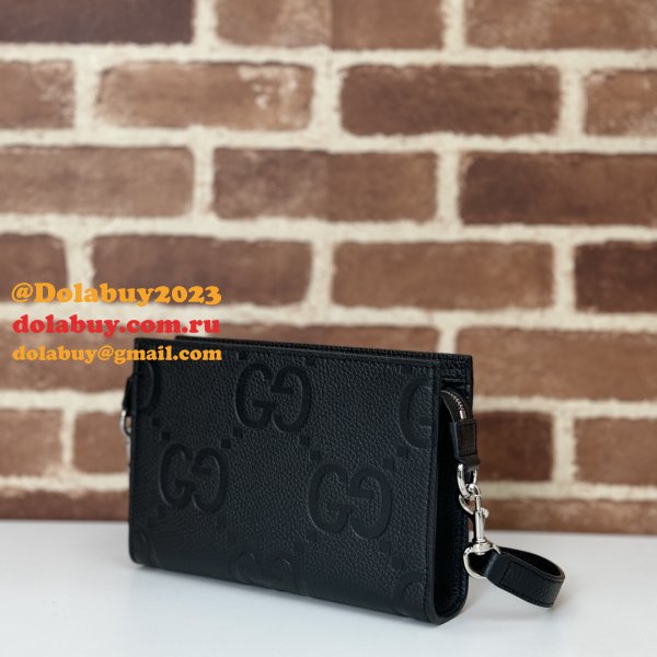 Quality Gucci Wholesale 795240 Knockoffs Jumbo GG UK Black Bag